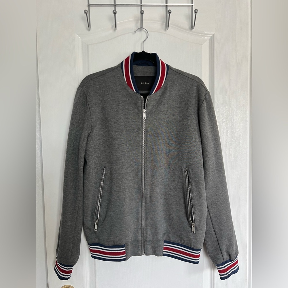 Men’s Zara Lightweight Bomber Jacket. Size: Medium. 10/10 condition.